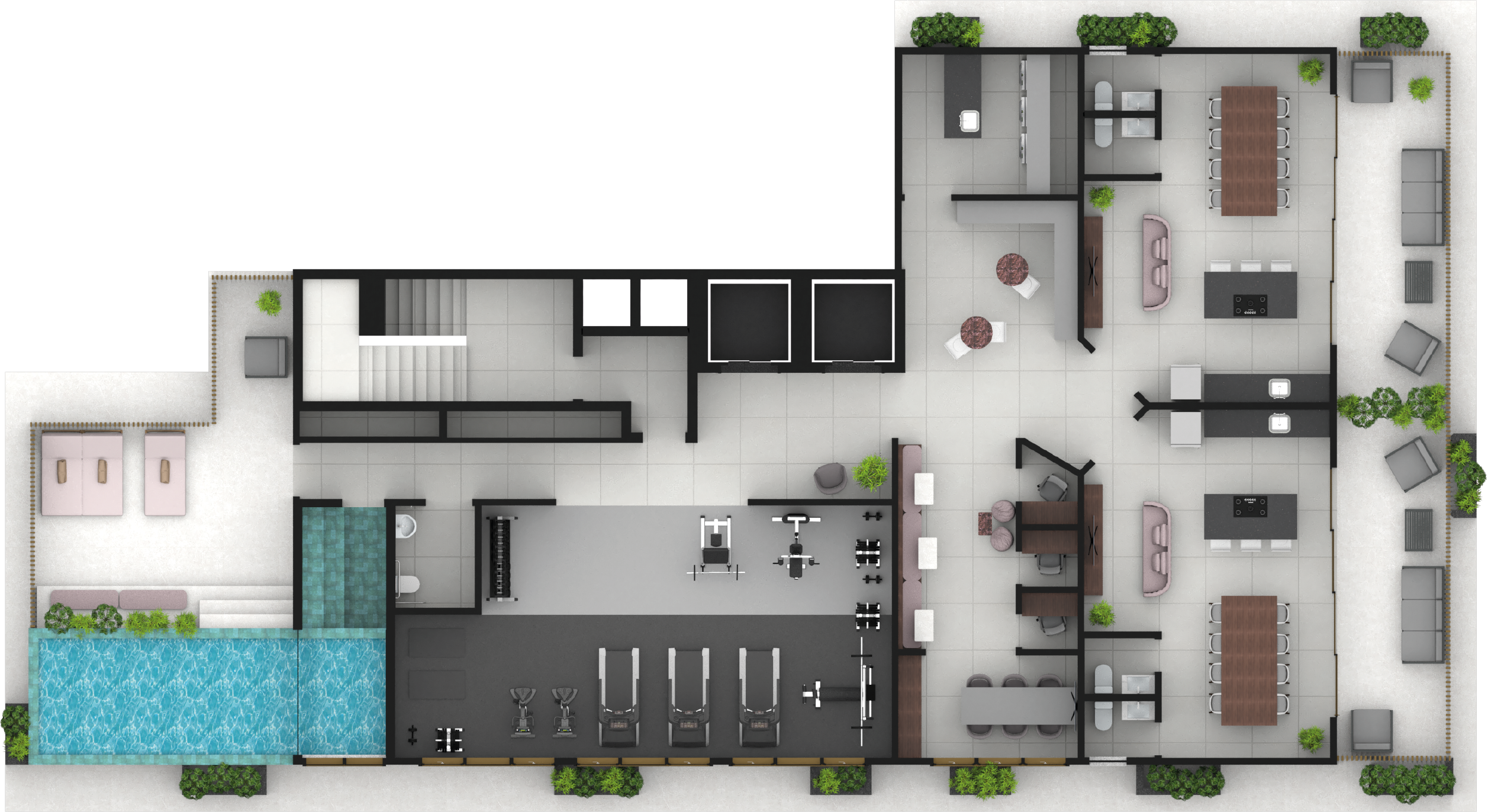 Implantação do rooftop
